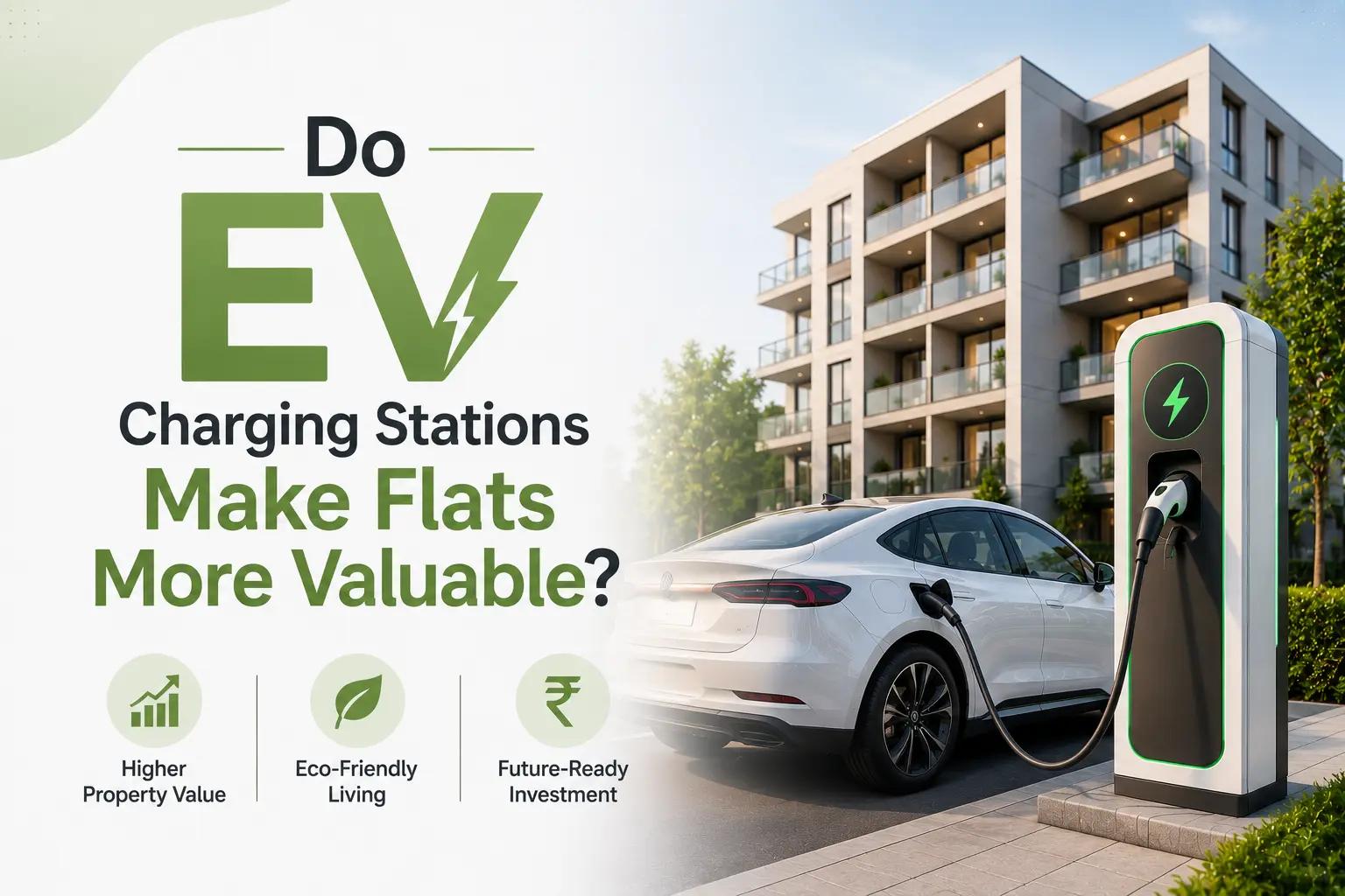 Do EV Charging Stations Make Flats More Valuable?