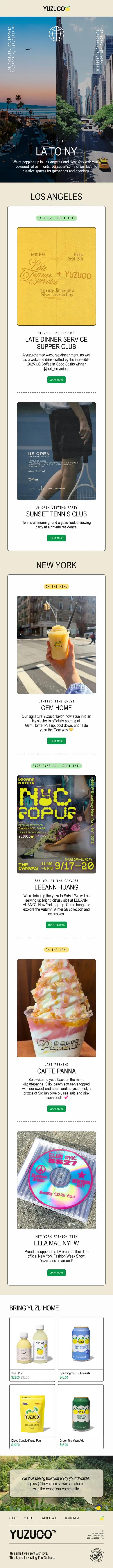 Your yuzu invite (LA & New York)