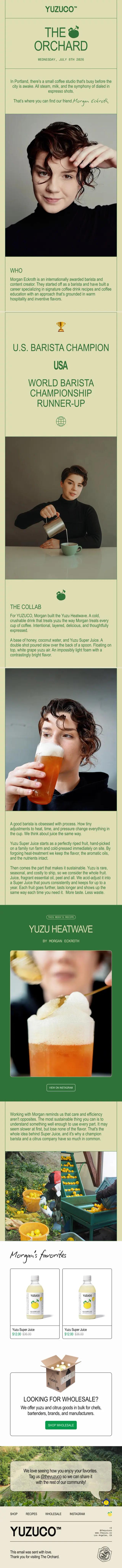 The barista who reads citrus like coffee