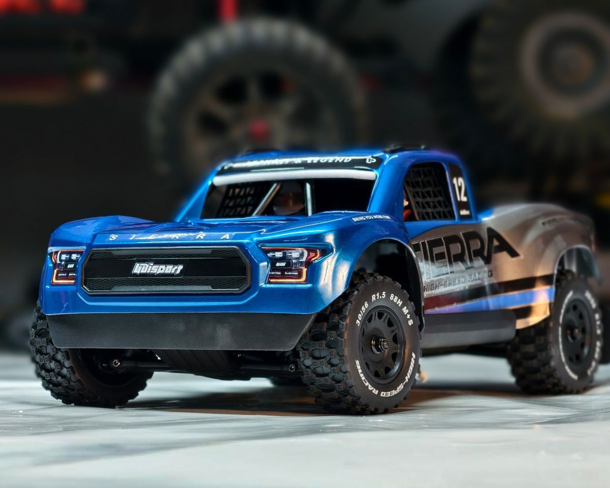 UDI RC 1/12 SIERRA 4WD SHORT COURSE TRUCK B/LESS RTR – BLUE