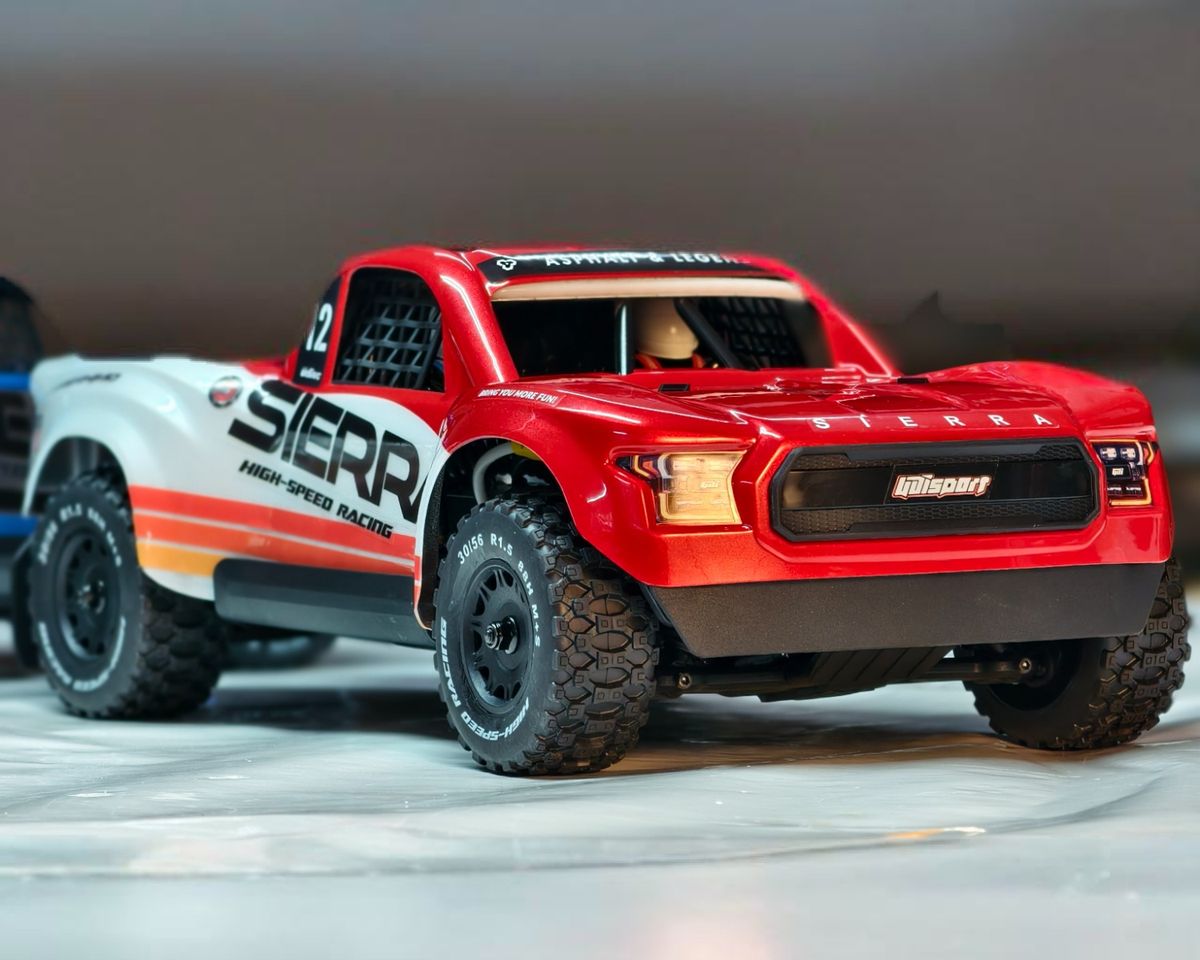 UDI RC 1/12 SIERRA 4WD SHORT COURSE TRUCK B/LESS RTR – RED