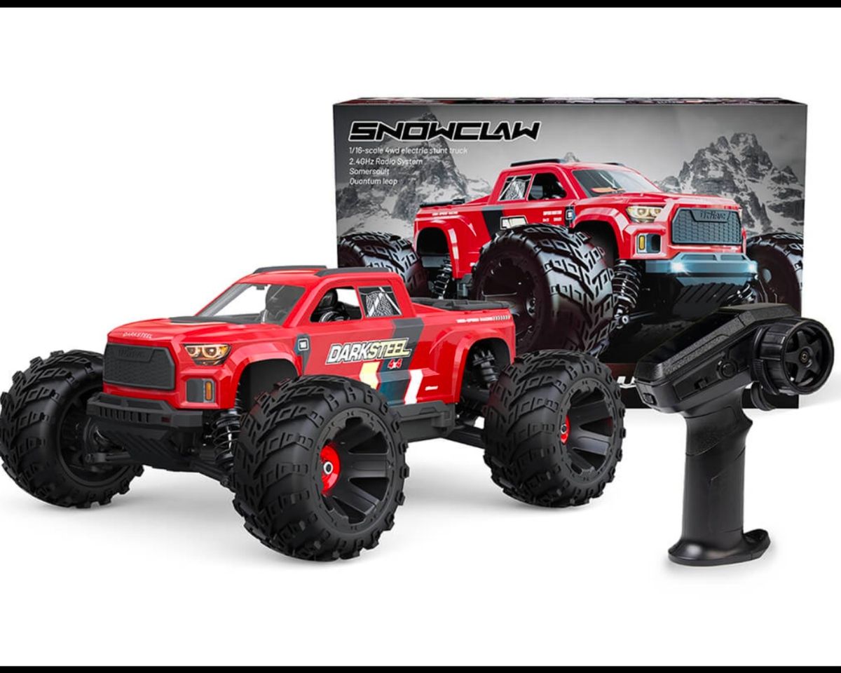 UDI RC SNOWCLAW MONSTER TRUCK 1/16 BRUSHLESS RTR PRO – RED