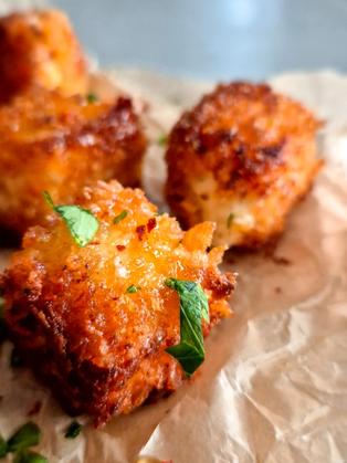 Feta in Cornflakes-Knusperpanade