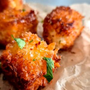 Feta in Cornflakes-Knusperpanade