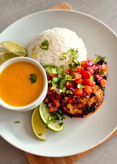 Mango Limetten Marinade und Sauce für Hähnchen - Bild 4