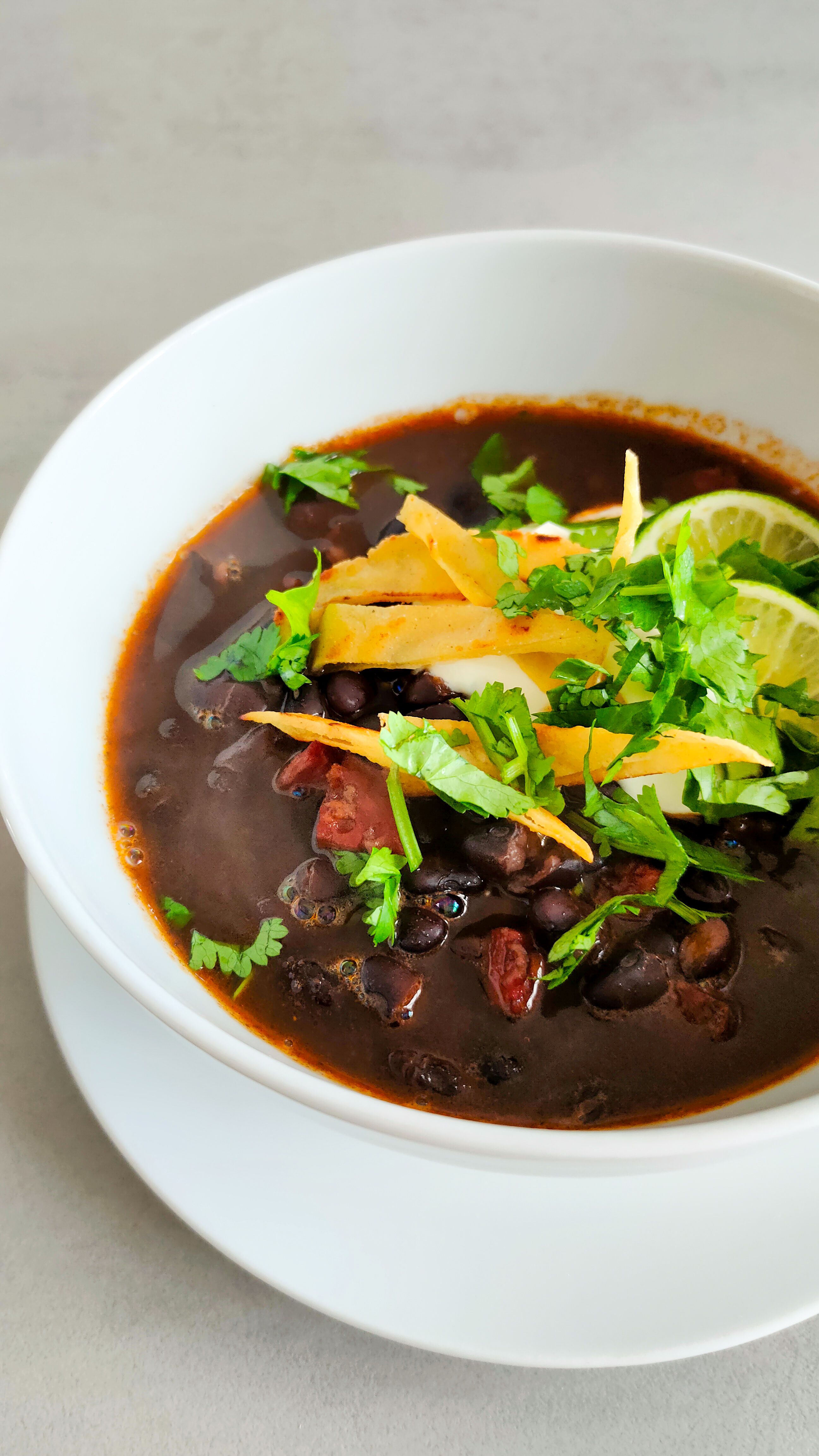 Sopa De Frijoles Negros