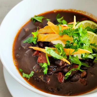 Sopa De Frijoles Negros