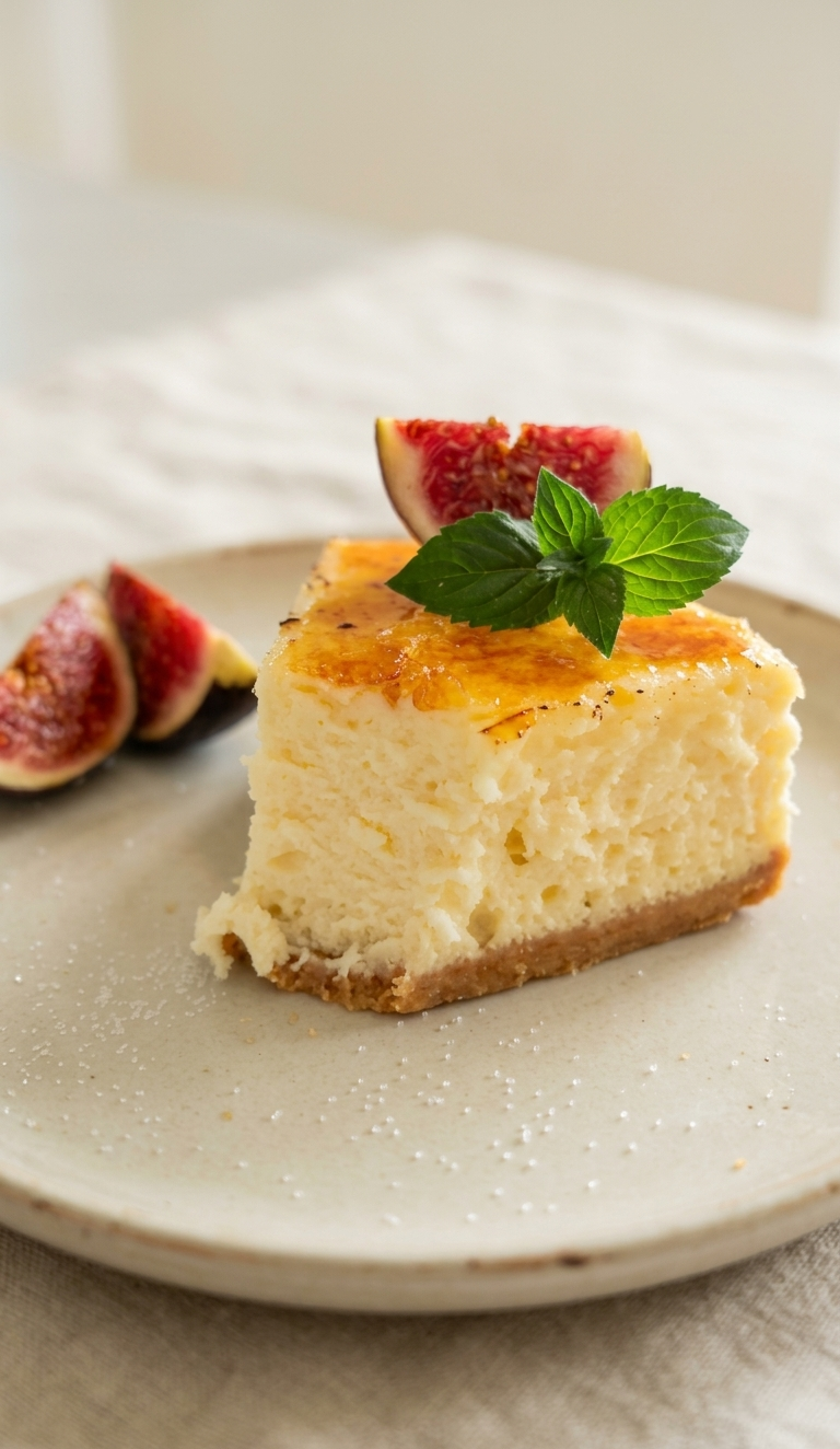 Crème Brûlée Cheesecake