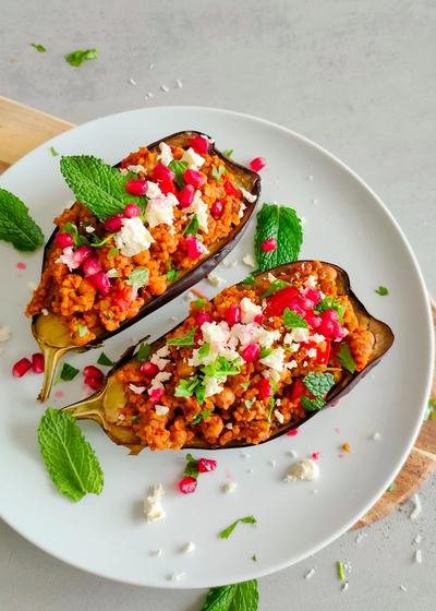 Auberginen mit Bulgurfüllung - Türkische Art - Hauptbild