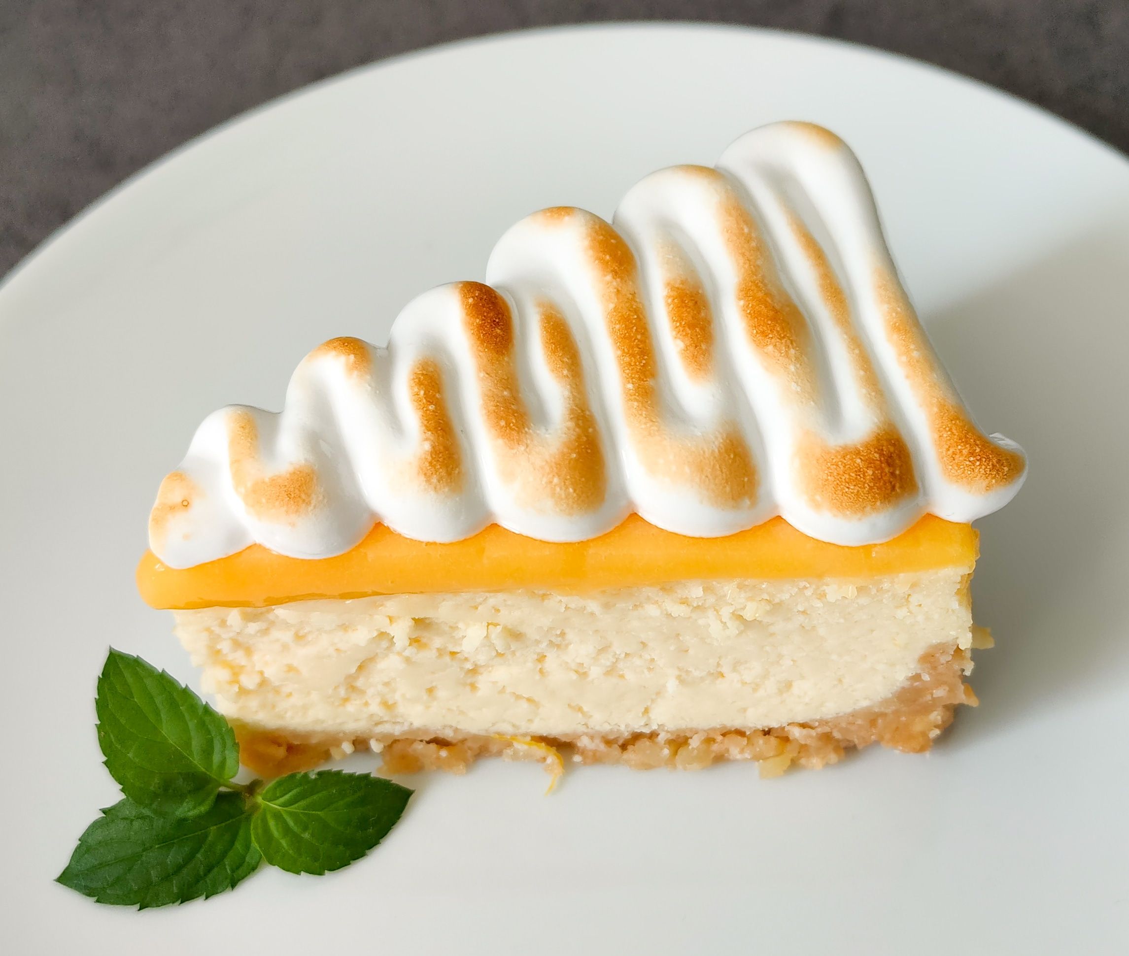 Zitronen Meringue Cheesecake 🍋