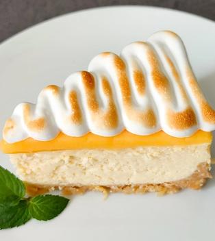 Zitronen Meringue Cheesecake 🍋