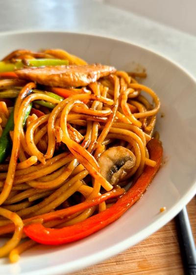 Gebratene Nudeln - Asian fried Noodles - Bild 4