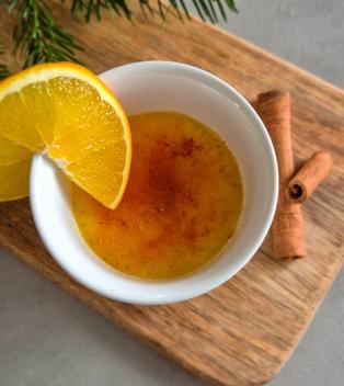 Orangen-Crème-Brûlée