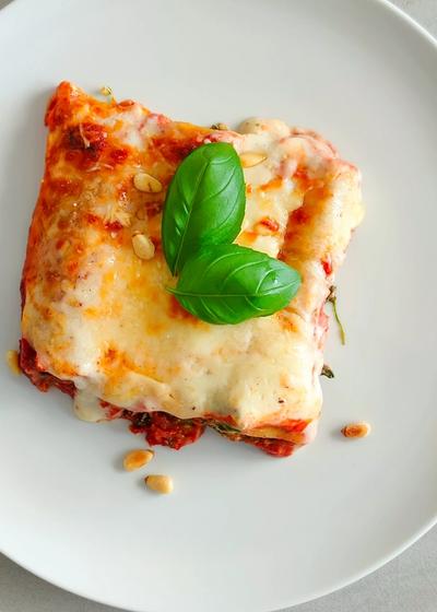 Cannelloni mit Spinat-Ricotta-Füllung und Béchamelsauce - Bild 3