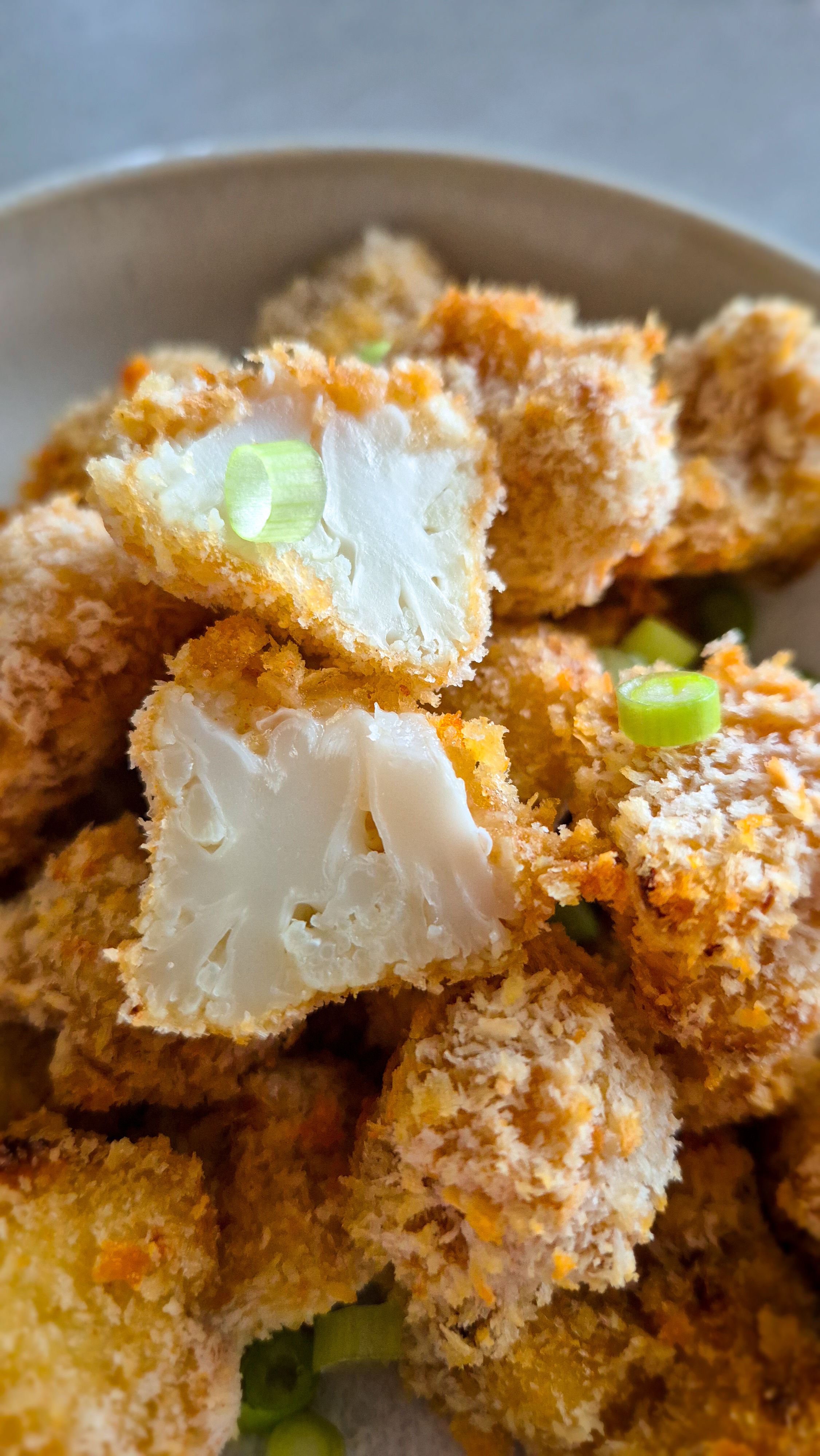 vegane Blumenkohl Nuggets Panko Rezept