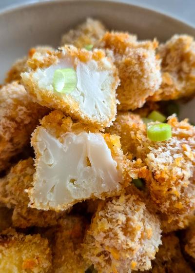 vegane Blumenkohl Nuggets Panko Rezept