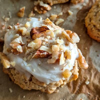 Apfel-Zimt-Cookies mit Walnüssen: Weiche Kekse mit Kuchenfeeling