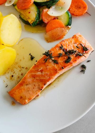 Lachsfilet aus der Pfanne - Hauptbild