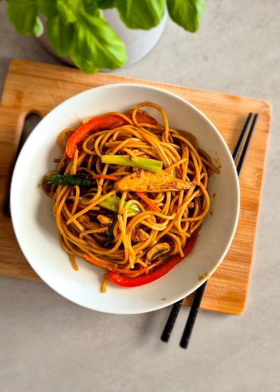 Gebratene Nudeln - Asian fried Noodles - Hauptbild