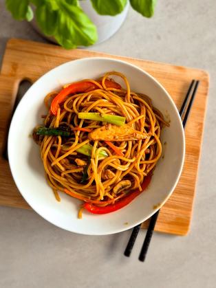 Gebratene Nudeln - Asian fried Noodles
