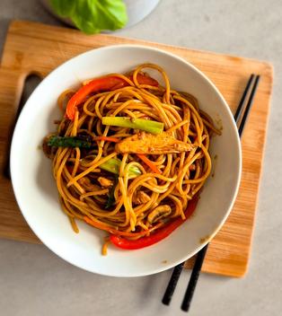 Gebratene Nudeln - Asian fried Noodles