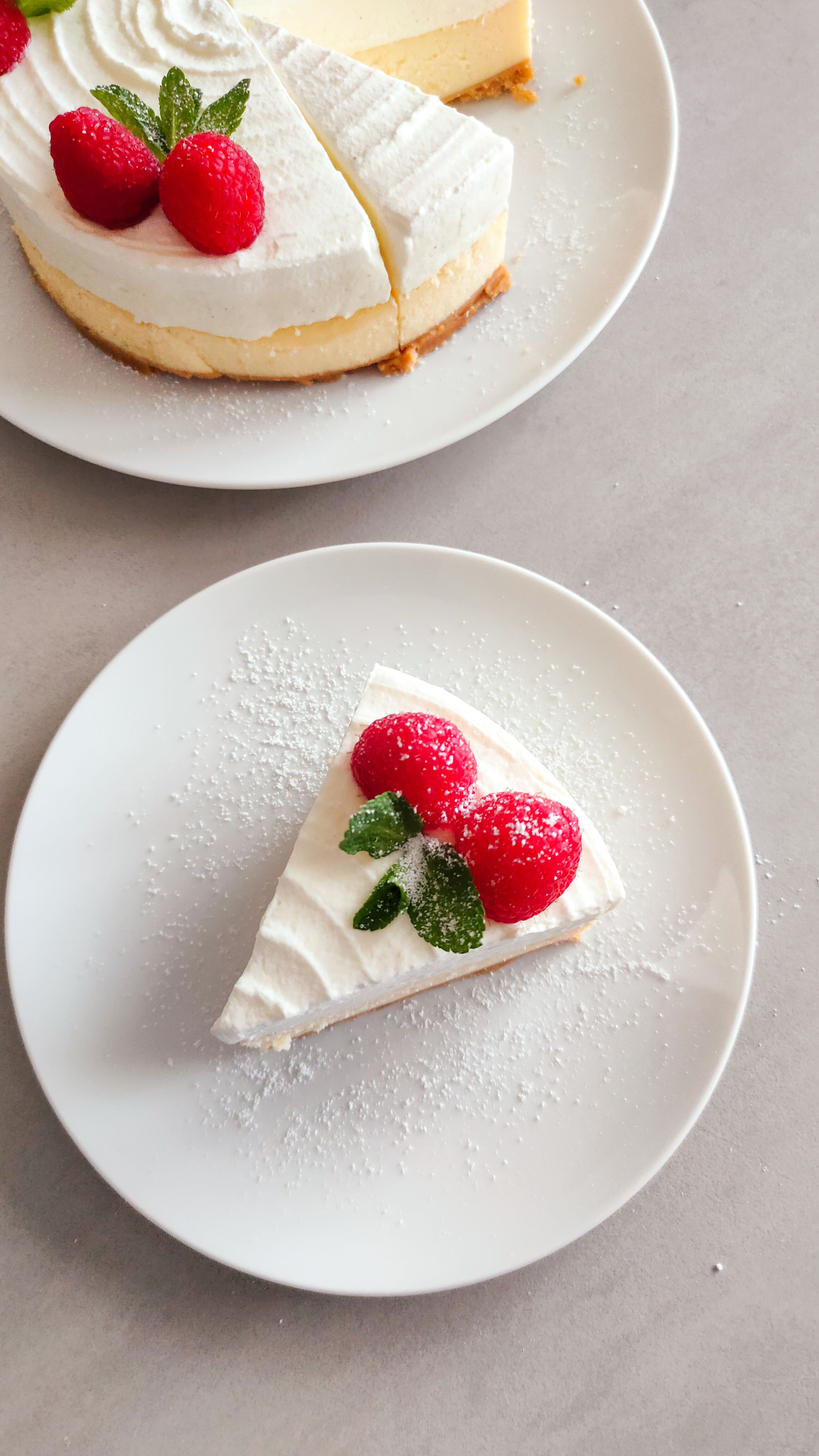 Vanilla White Chocolate Mousse Cheesecake - Thumbnail 4