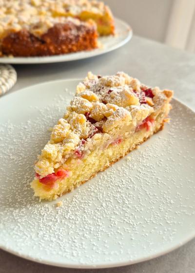 Rhabarber-Joghurt-Streuselkuchen - Bild 2