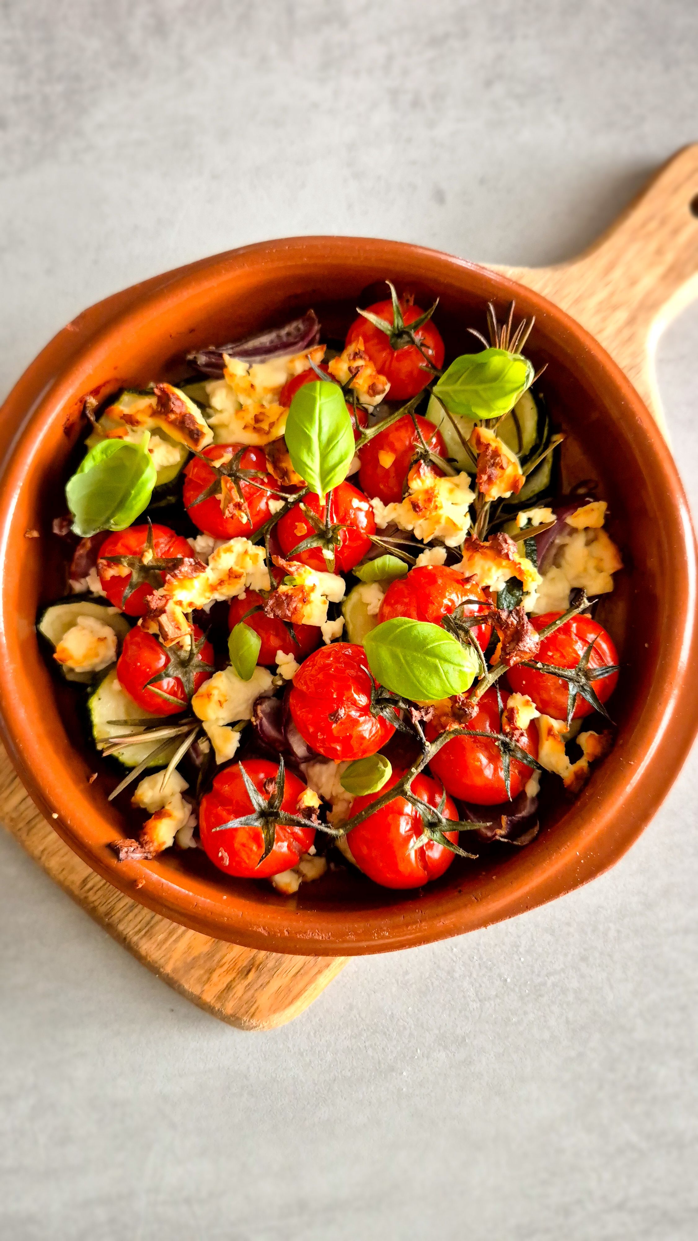 Mediterranes Ofengemüse mit Feta