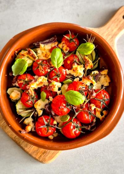 Mediterranes Ofengemüse mit Feta - Hauptbild