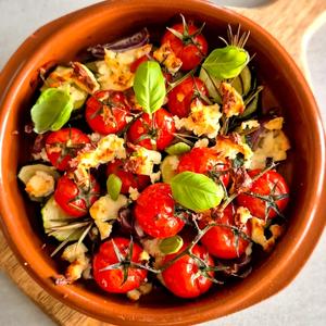 Mediterranes Ofengemüse mit Feta