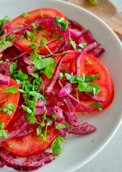 Orientalischer Tomaten-Zwiebelsalat - Hauptbild