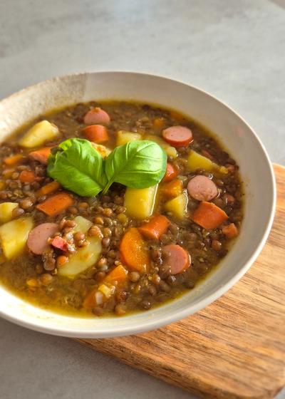 Traditioneller Linseneintopf - Hauptbild