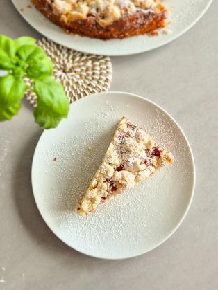 Rhabarber-Joghurt-Streuselkuchen