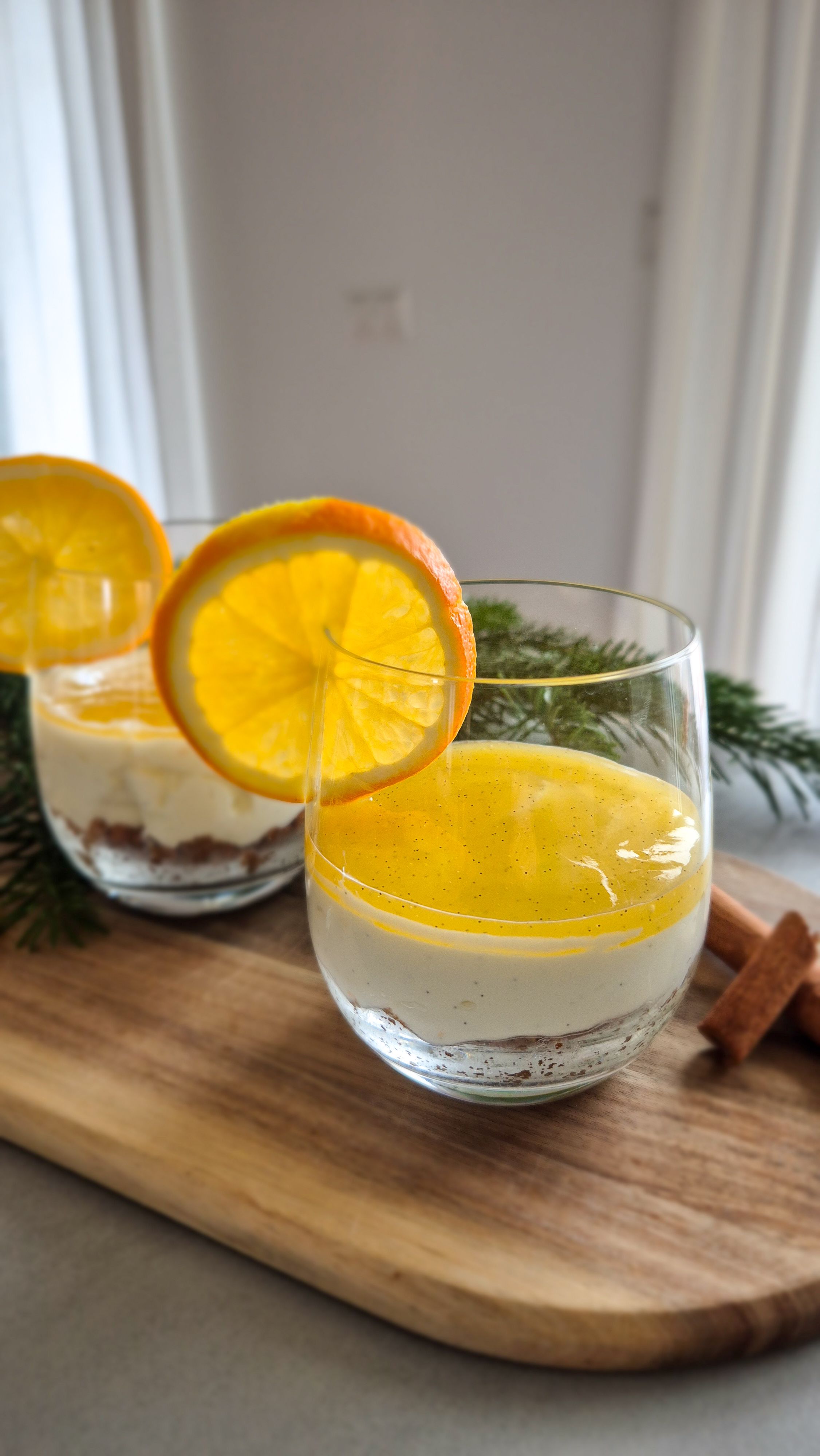 No Bake Orangen-Cheesecake im Glas - Thumbnail 4