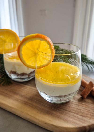 No Bake Orangen-Cheesecake im Glas - Bild 4