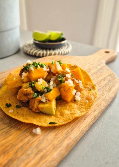 Mango Chipotle Chicken Tostadas - Hauptbild