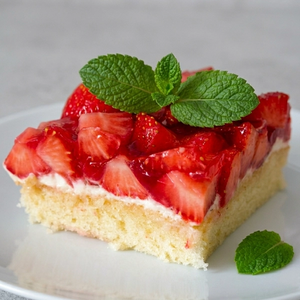 Fruchtiger Erdbeerkuchen mit Mascarponecreme
