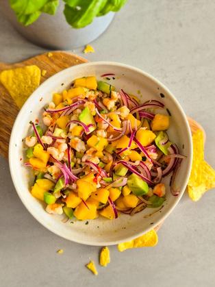 Garnelen-Ceviche mit Mango & Avocado