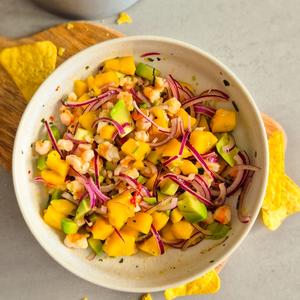 Erfrischendes Garnelen-Ceviche mit Mango & Avocado: Der Geschmack Mexikos