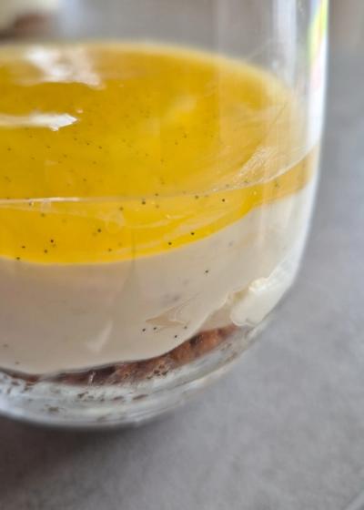 No Bake Orangen-Cheesecake im Glas - Bild 2