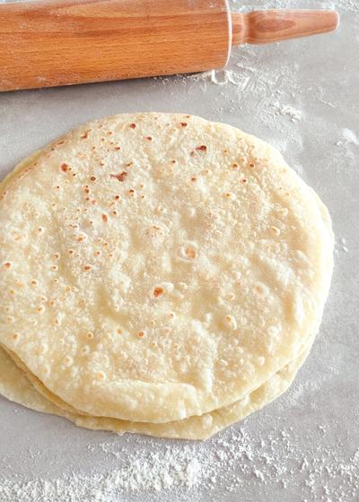 Weizentortillas mit Butter - Hauptbild