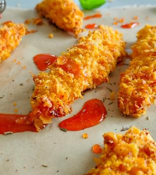 Knusprige Chili Honig Chicken Tenders