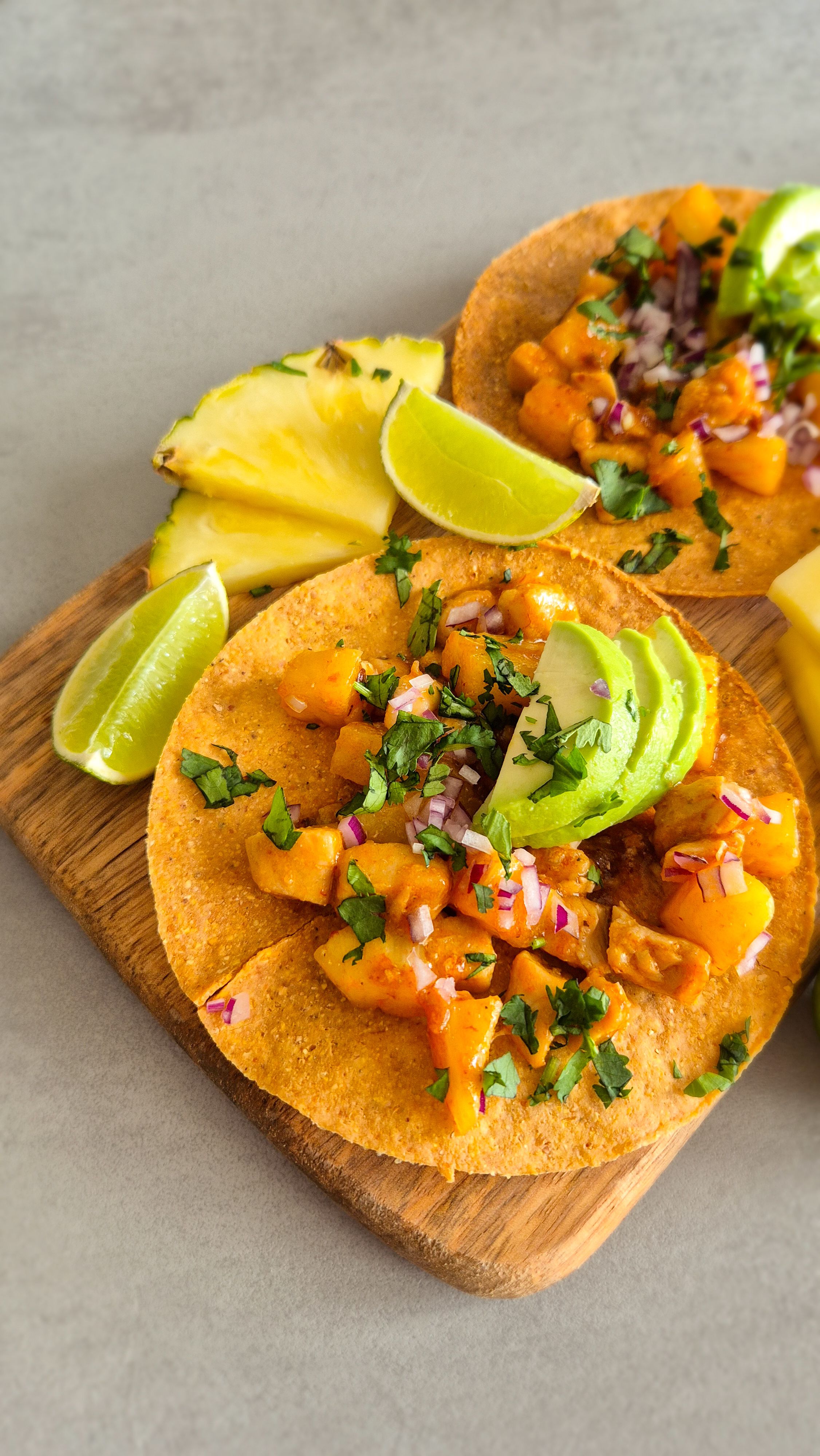 Chipotle Ananas Hähnchen Tostadas - Bild 2