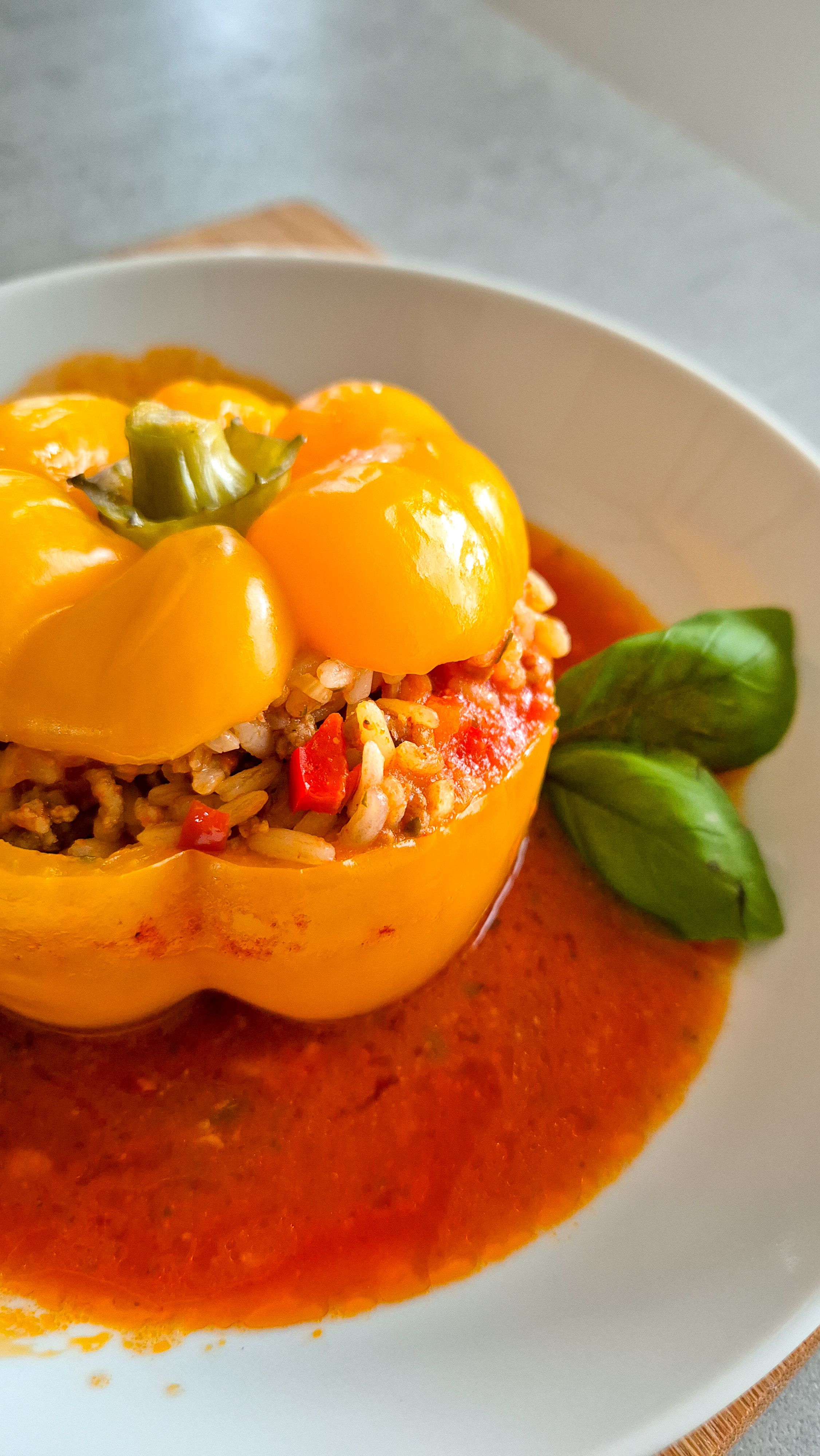 Gefüllte Paprikaschoten