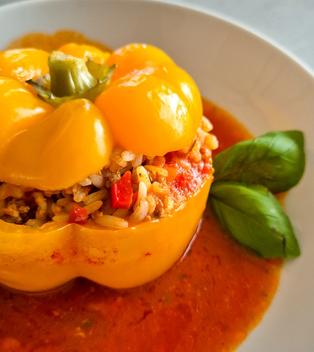 Gefüllte Paprikaschoten