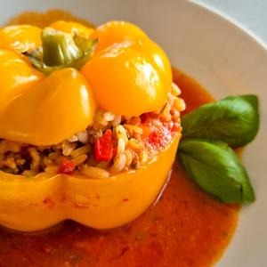 Gefüllte Paprikaschoten