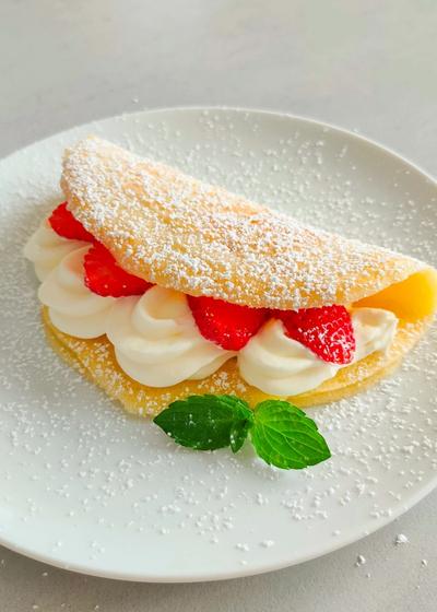 Süße Erdbeer Waffeltacos - Hauptbild