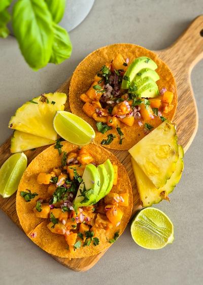Chipotle Ananas Hähnchen Tostadas - Hauptbild