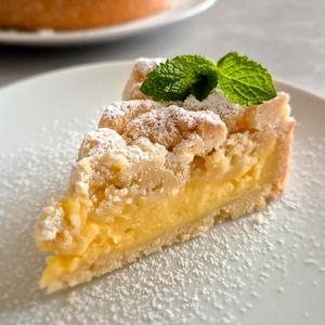 Der ultimative Pudding-Streuselkuchen: Außen crunchy, innen herrlich cremig