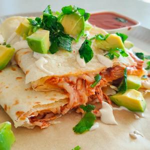 Chicken Salsa Quesadillas